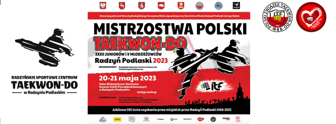 XXXII Juniorów i V Młodzieżowców, Mistrzostwa Polski Taekwon-do ITF 2023